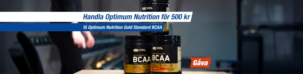 Handla f�r 500 kr fr�n Optimum Nutrition och f� Optimum Nutrition Gold Standard BCAA, 266 g p� k�pet